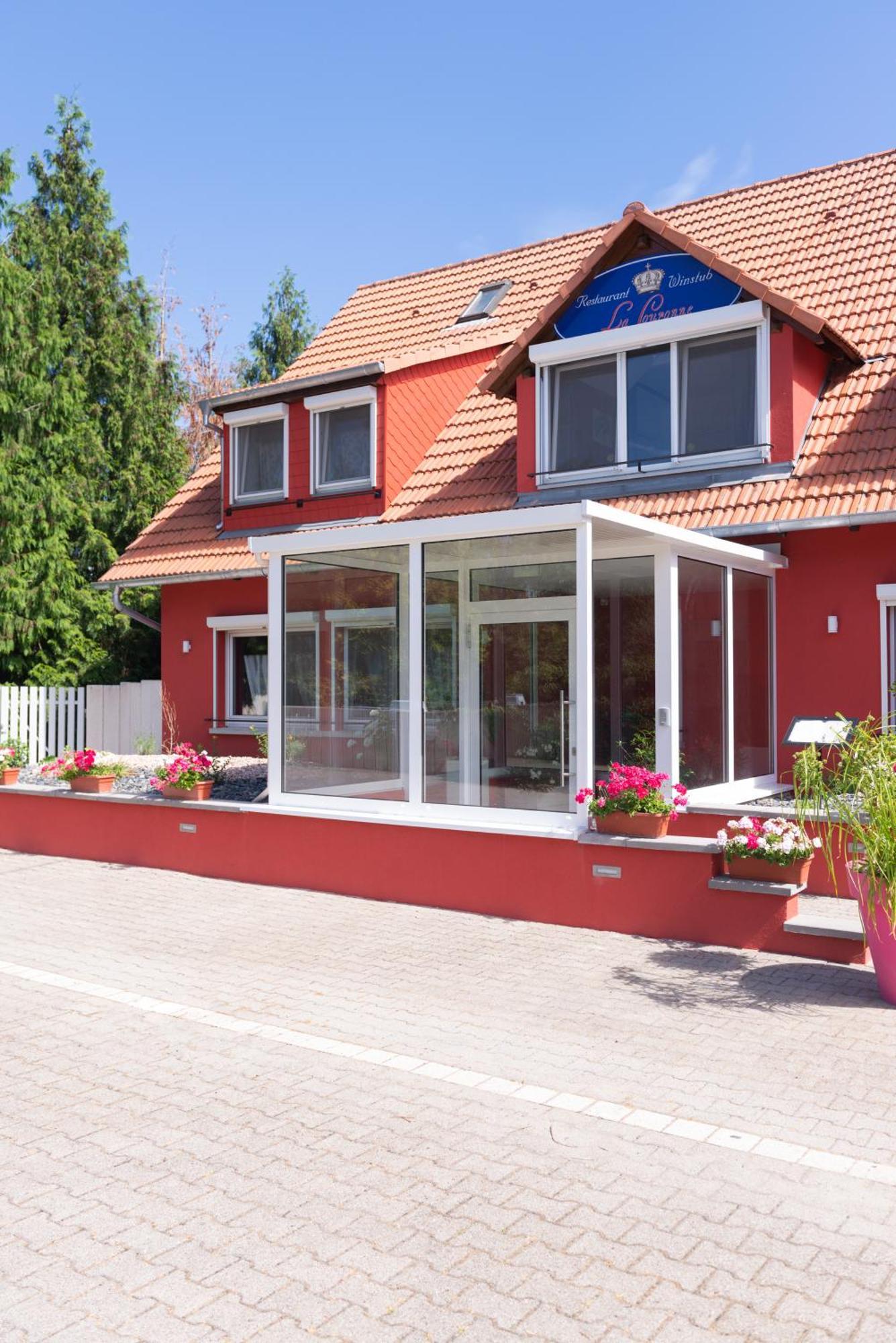 Hotel Restaurant La Couronne Roppenheim Exterior foto
